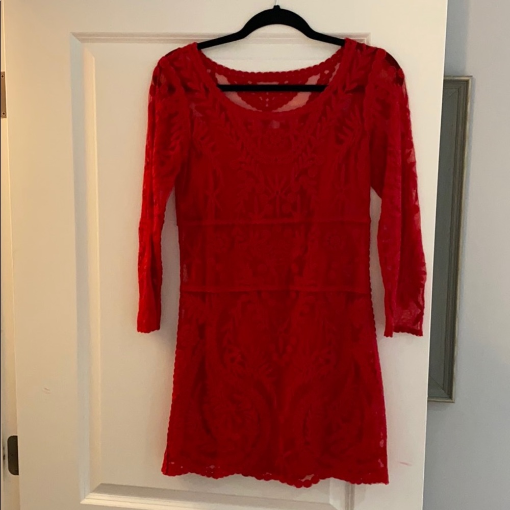 Red dress